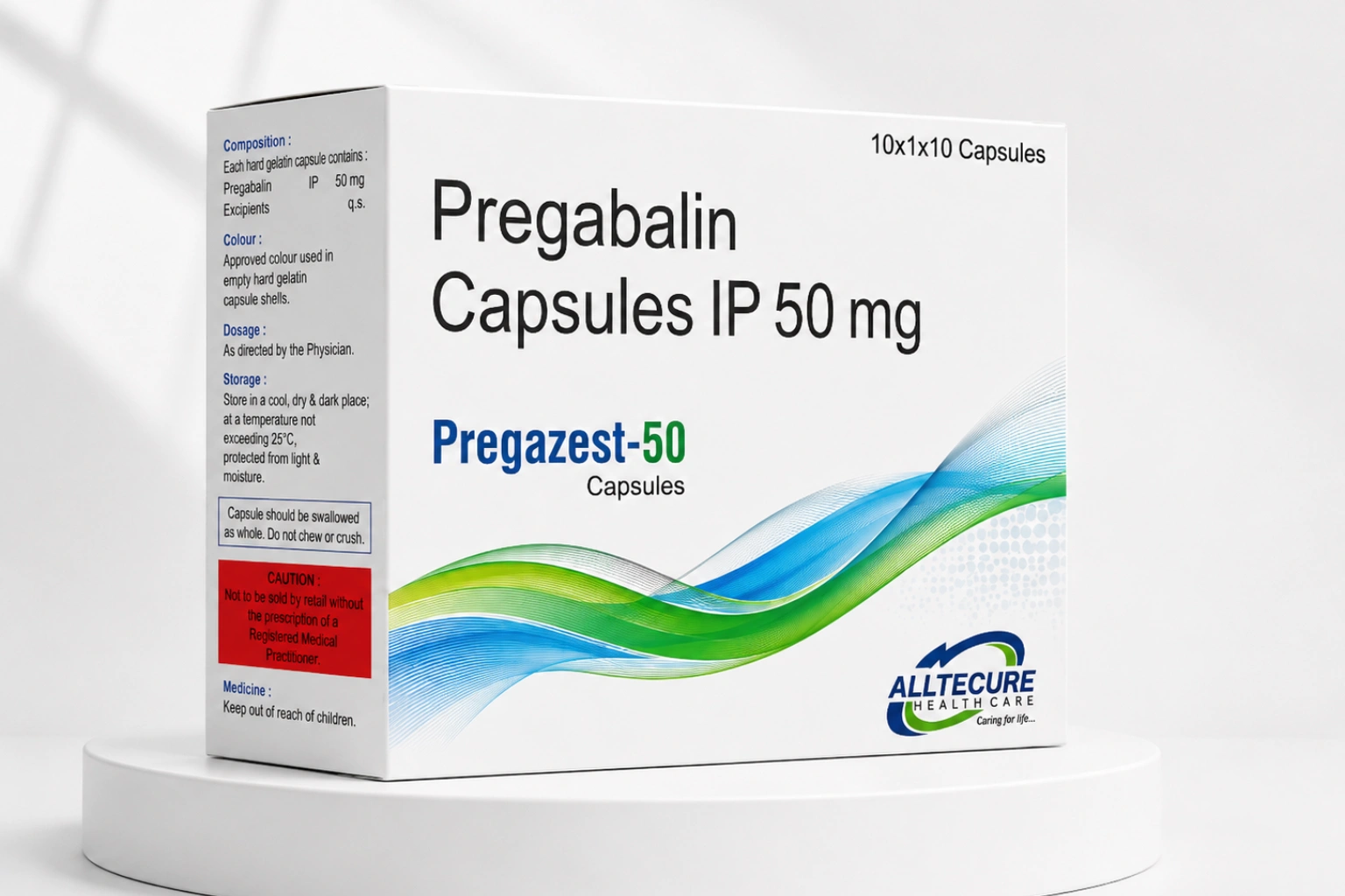 Pregazest-50 pregabalin capsules